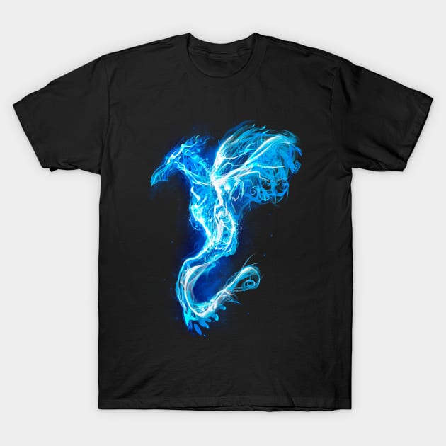 Blue Dragon T-Shirt by alnavasord